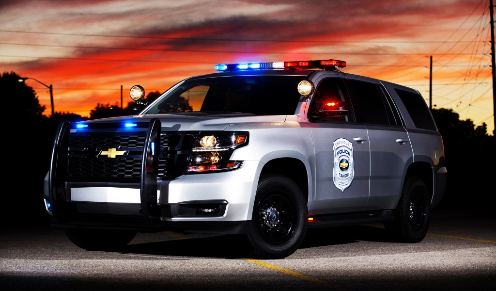 2015 Chevrolet Tahoe Police Concept for 1024 x 600 widescreen resolution