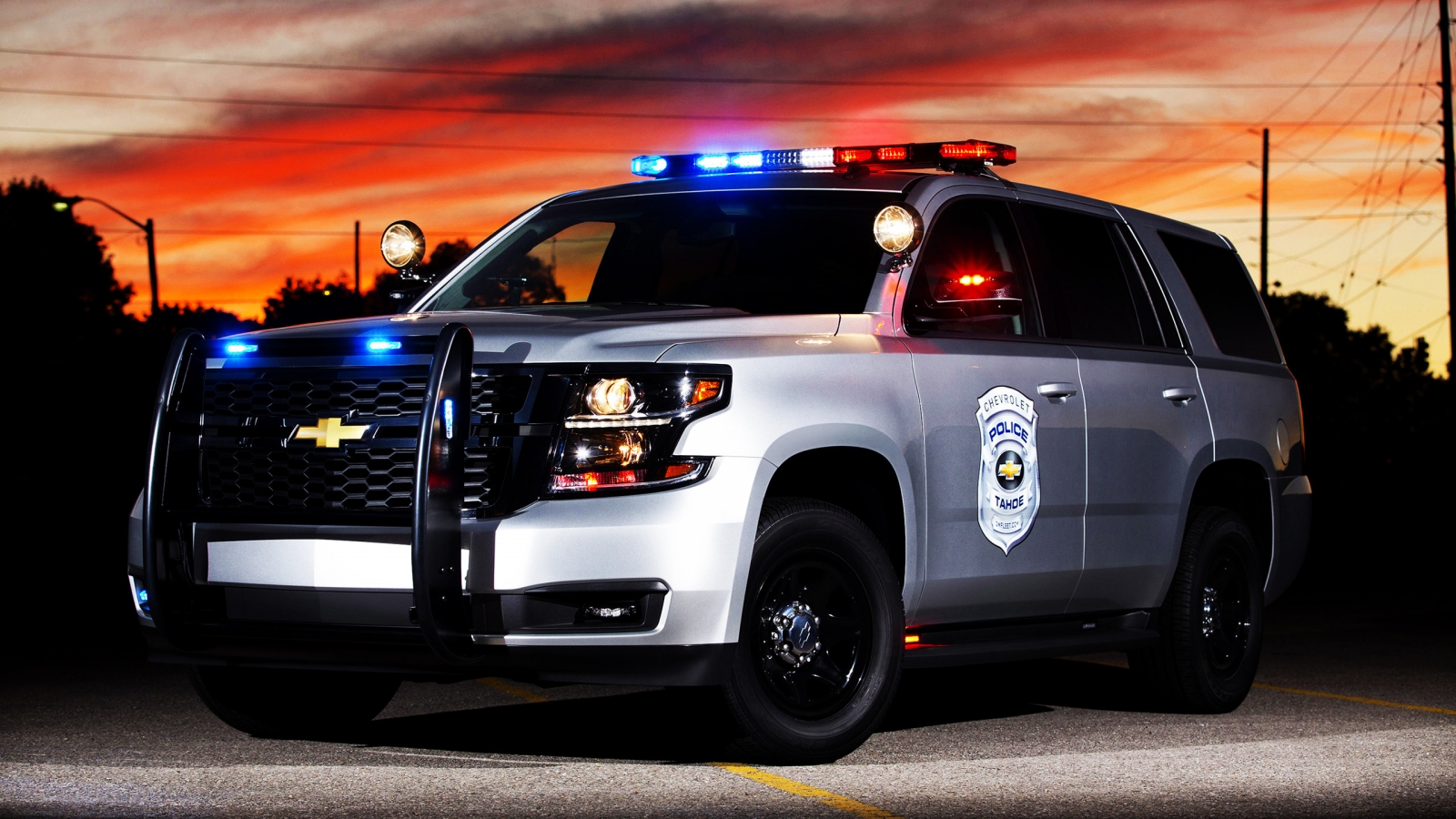2015 Chevrolet Tahoe Police Concept for 1600 x 900 HDTV resolution