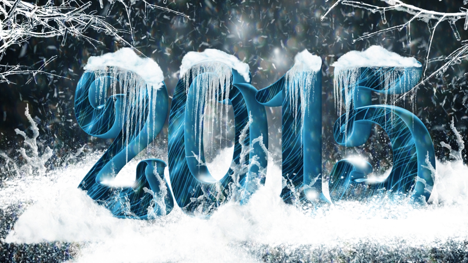 2015 Frozen Numbers for 1536 x 864 HDTV resolution