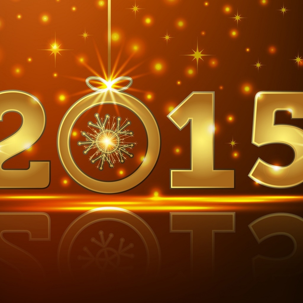 2015 New Year for 1024 x 1024 iPad resolution
