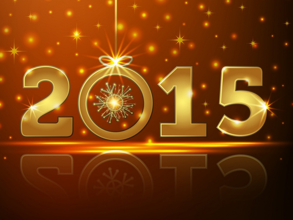 2015 New Year for 1024 x 768 resolution
