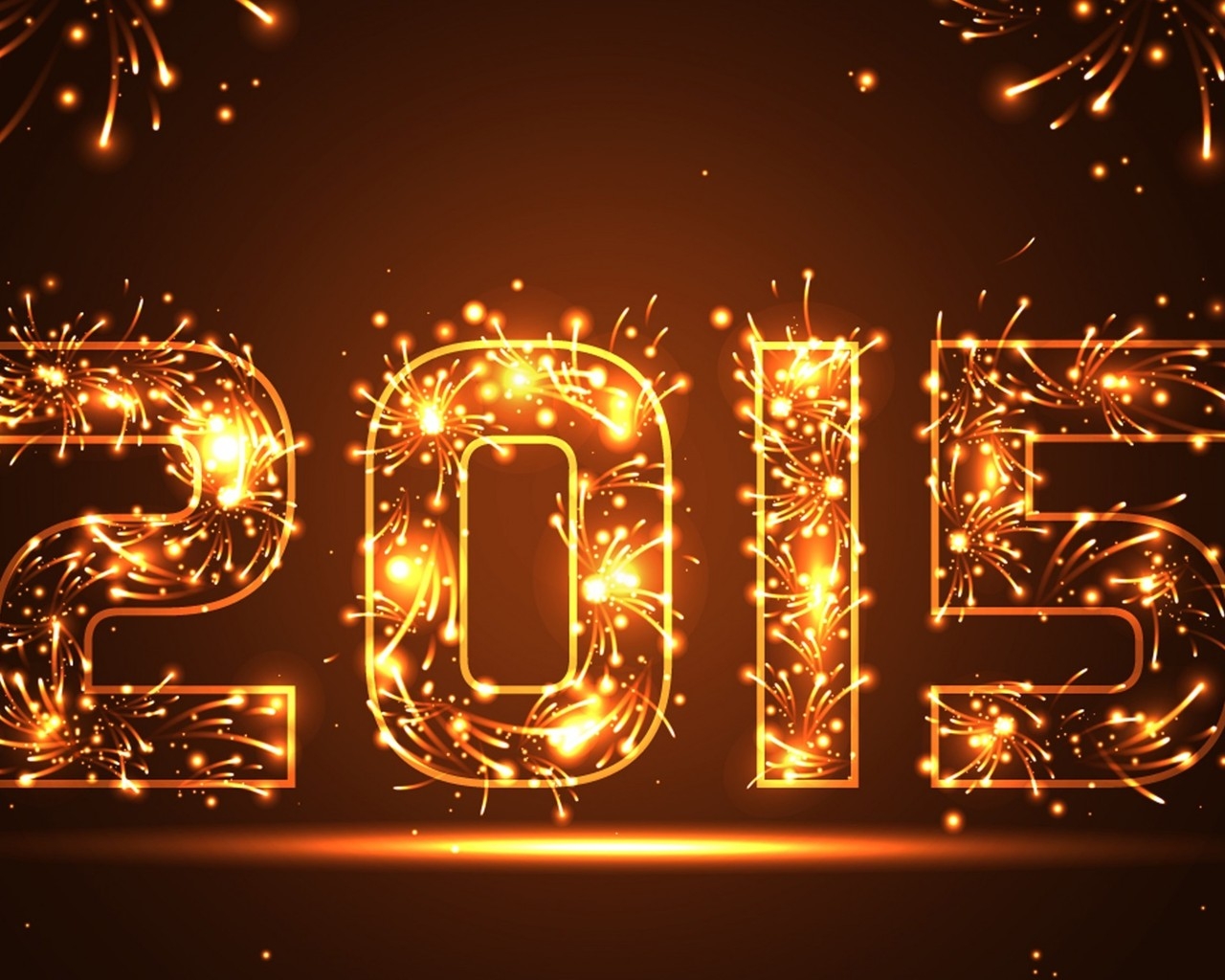 2015 New Year Fireworks for 1280 x 1024 resolution