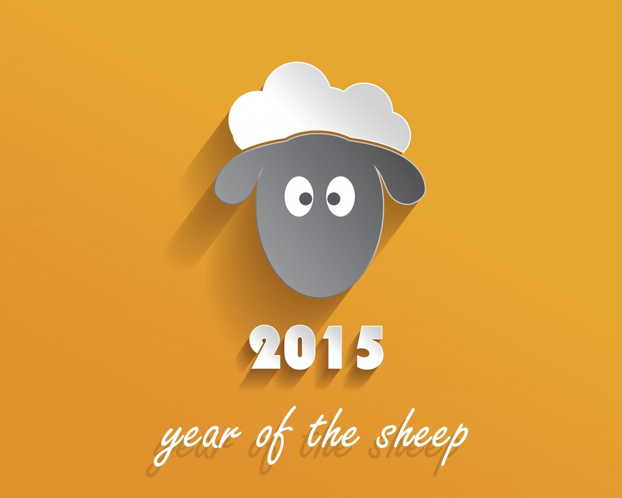 2015 Year of the Sheep for 1280 x 1024 resolution