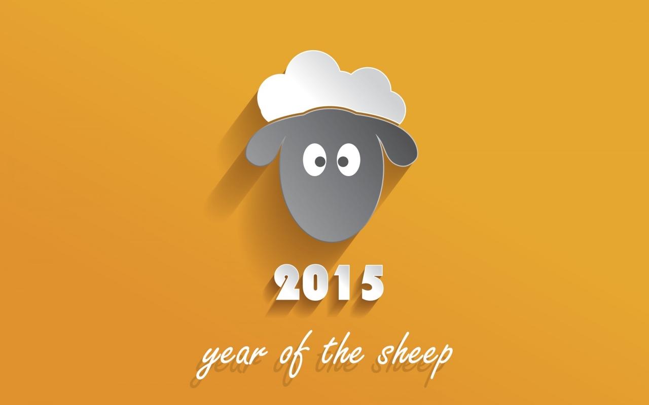 2015 Year of the Sheep for 1280 x 800 widescreen resolution