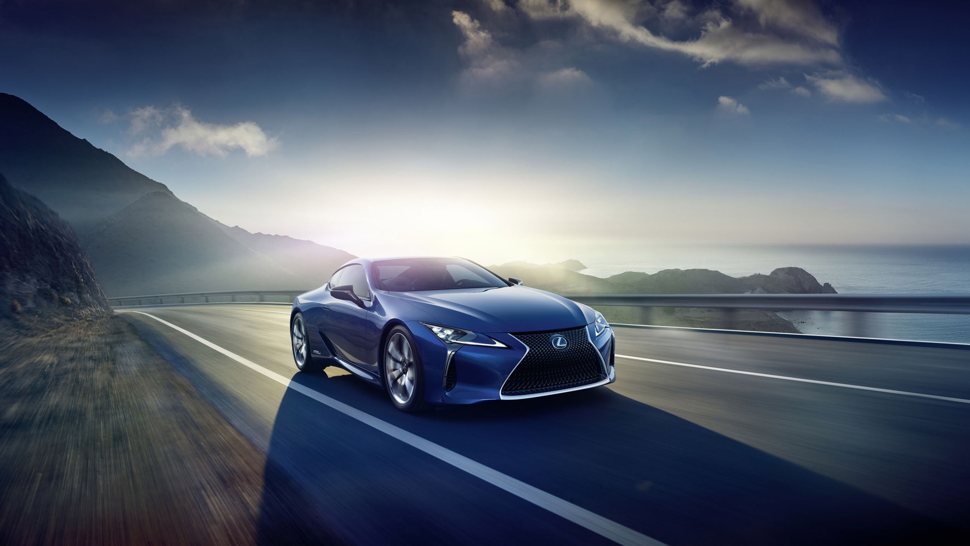 2016 Lexus LC 500h Coupe for 1920 x 1080 HDTV 1080p resolution