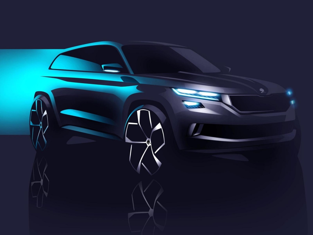2016 Skoda Visions Concept for 1024 x 768 resolution