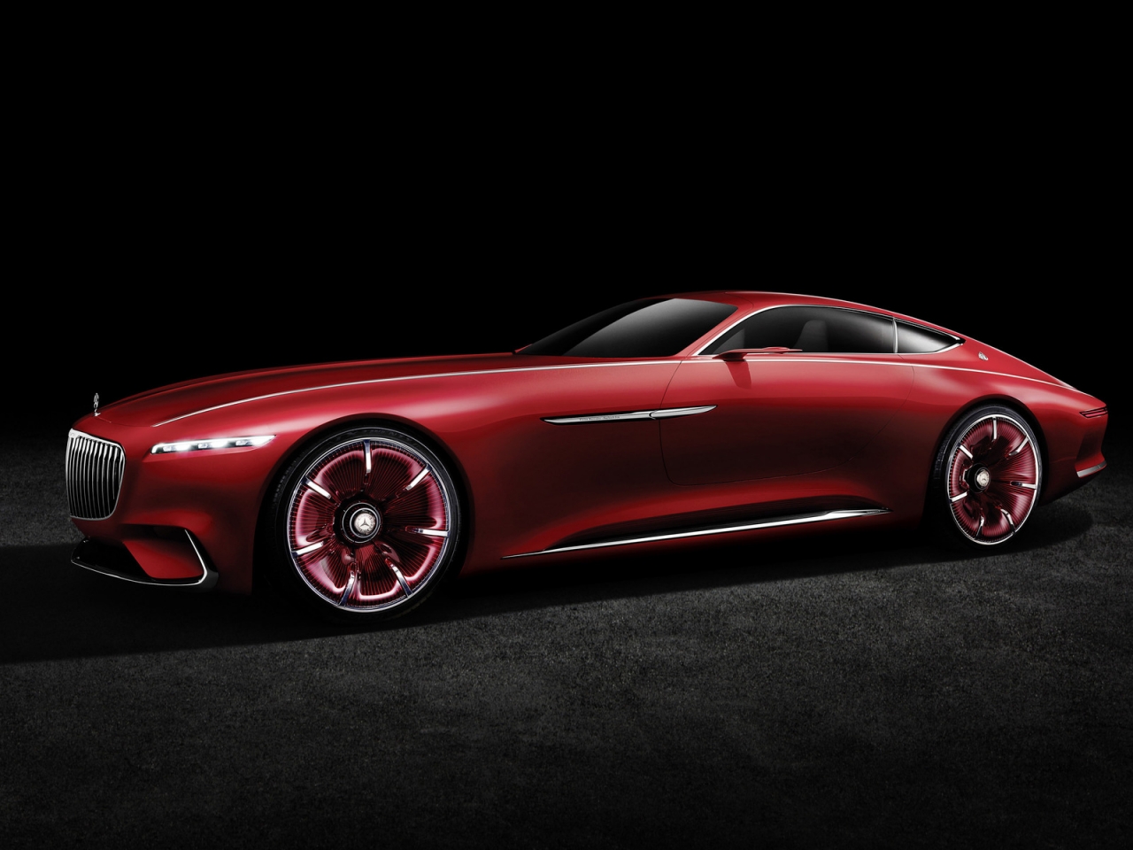 2016 Vision Mercedes Maybach 6 Side View for 1280 x 960 resolution