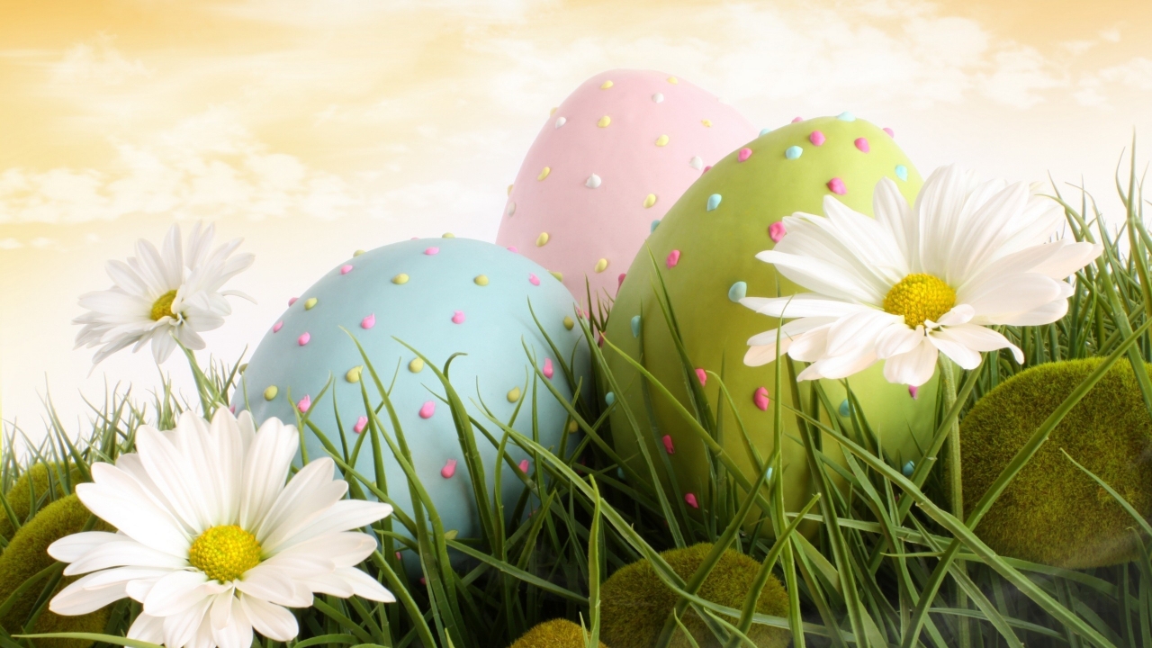 3 Easter Eggs for 1280 x 720 HDTV 720p resolution