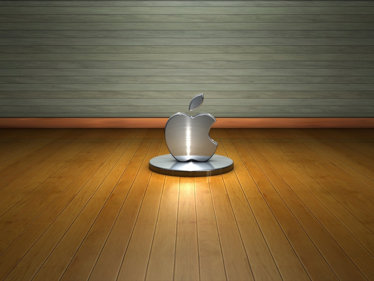 3D Apple Logo for 1280 x 960 resolution