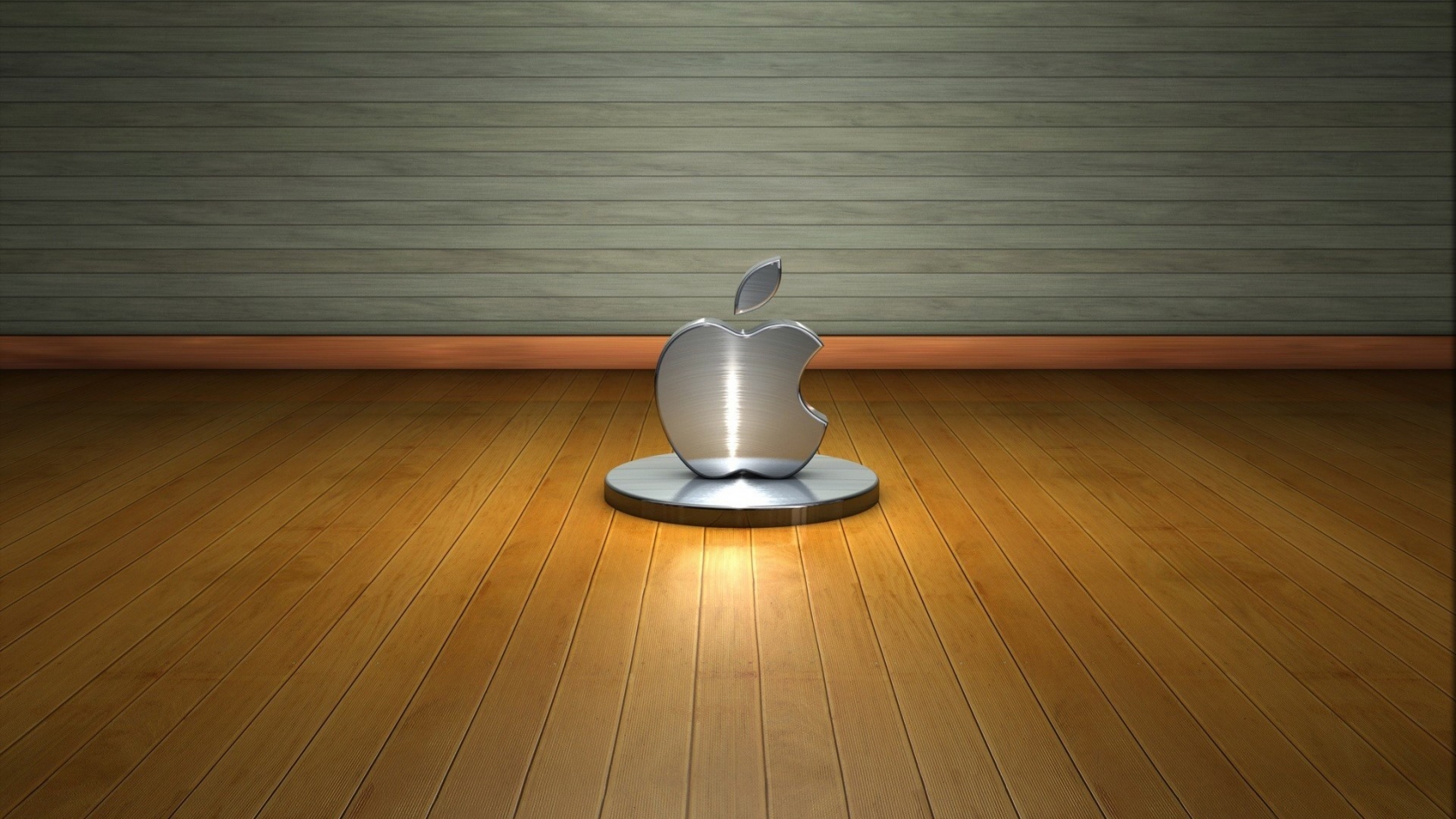 3D Apple Logo for 1680 x 945 HDTV resolution