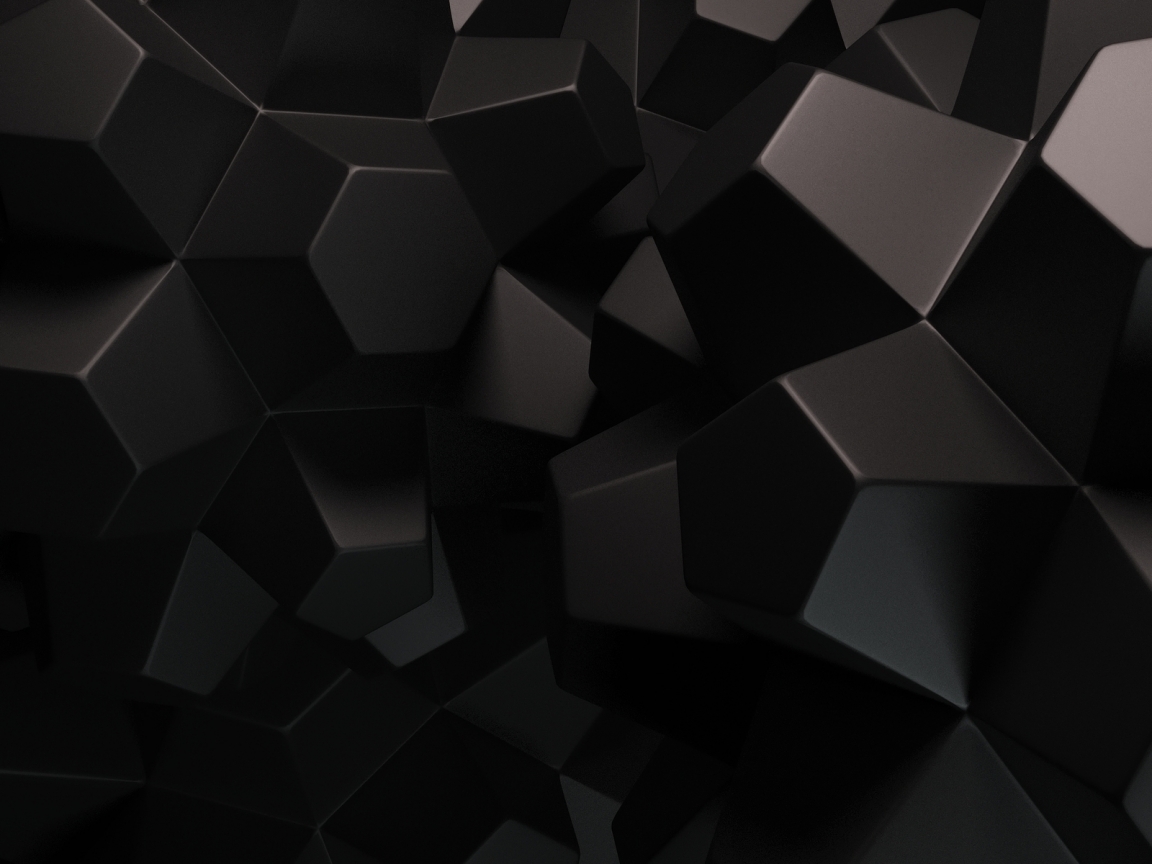 3D Black Polygons for 1152 x 864 resolution