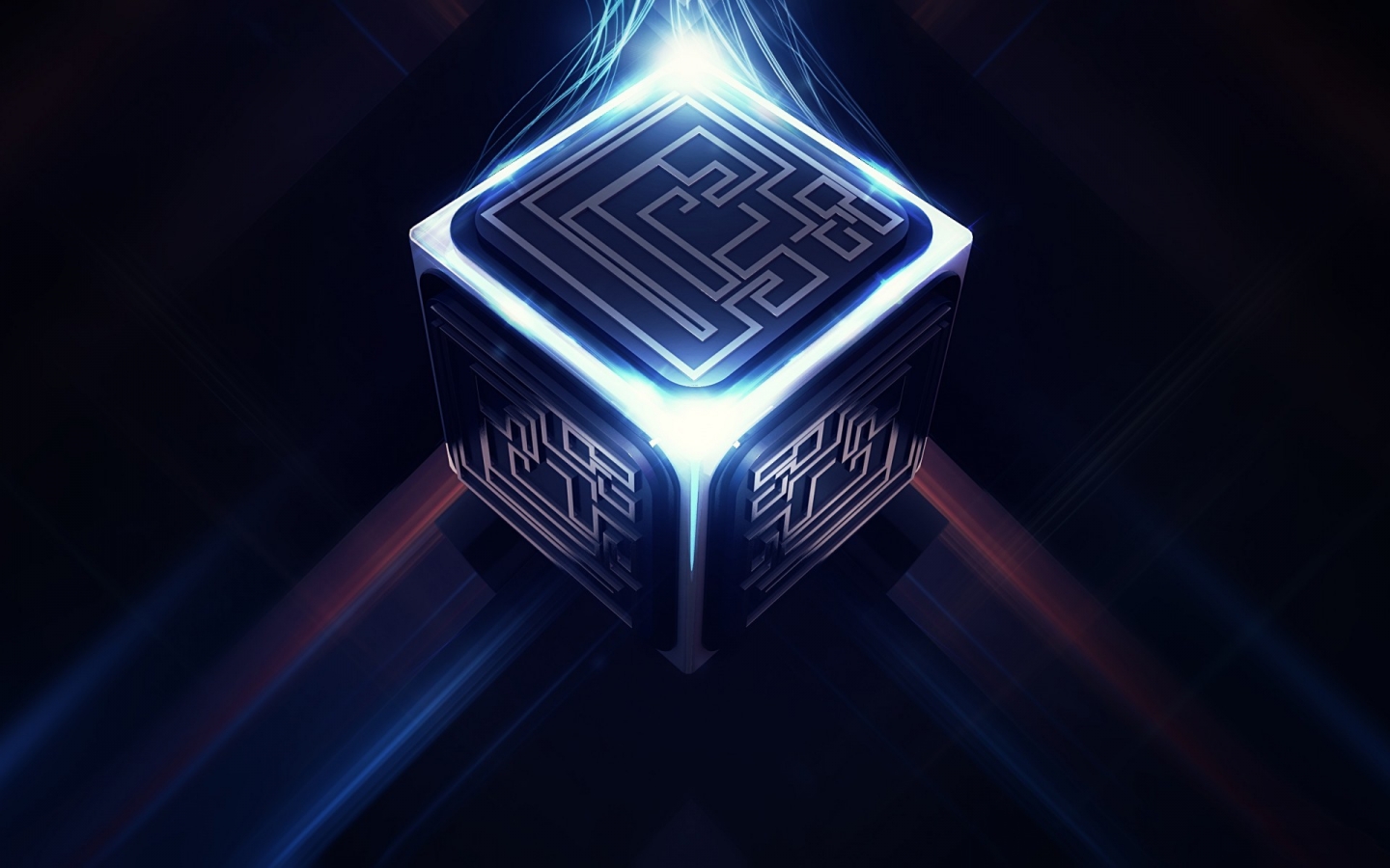 3D Cube Maze for 1440 x 900 widescreen resolution