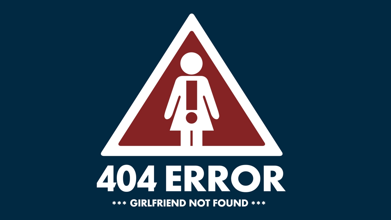 404 Error Page for 1280 x 720 HDTV 720p resolution