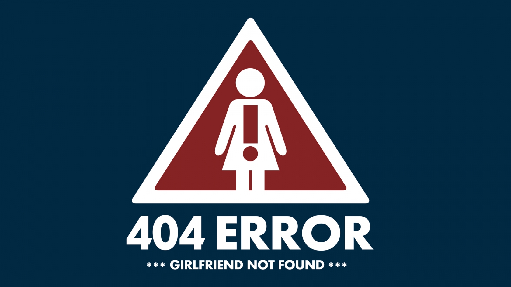 404 Error Page for 1680 x 945 HDTV resolution