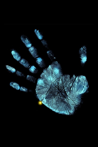 Abnormal Hand for 320 x 480 iPhone resolution