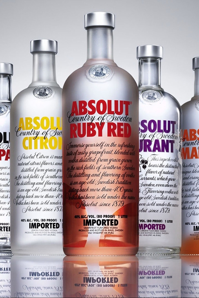 Absolut Vodka Sortiments for 640 x 960 iPhone 4 resolution