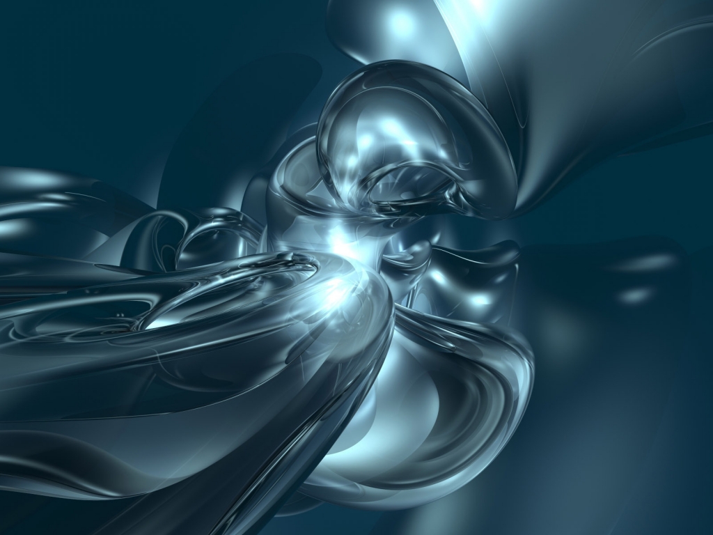 Abstract 3D Creation for 1024 x 768 resolution