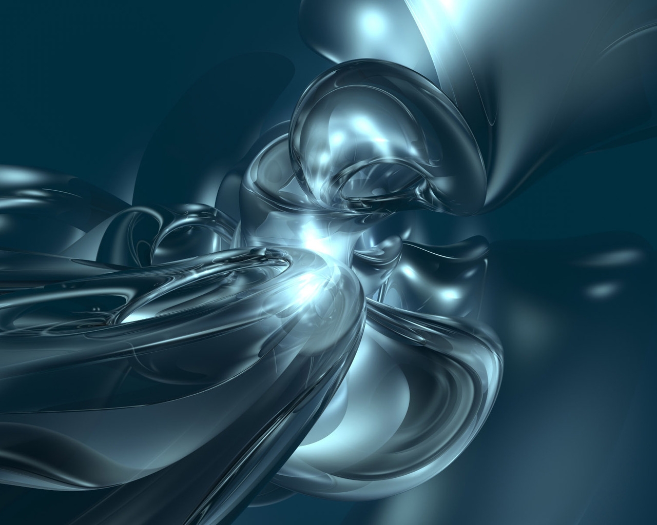 Abstract 3D Creation for 1280 x 1024 resolution