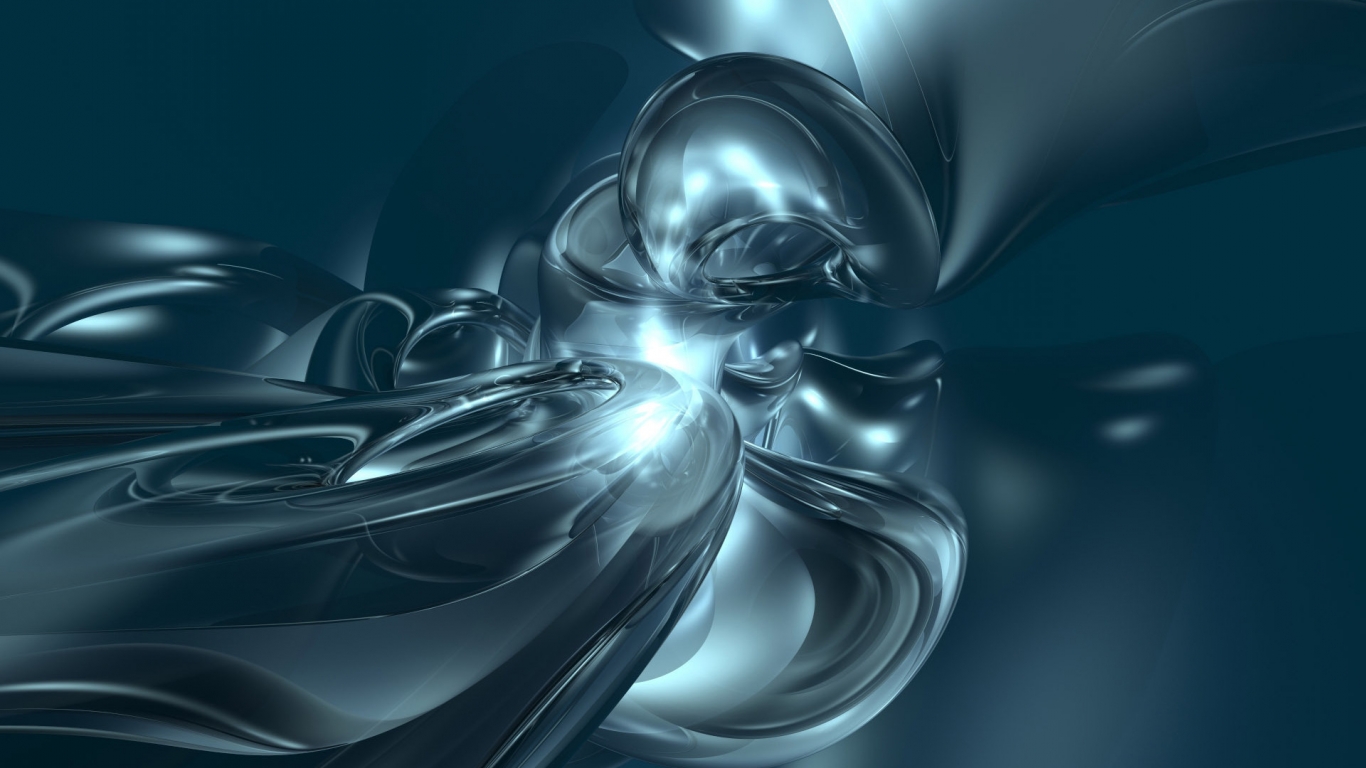 Abstract 3D Creation for 1366 x 768 HDTV resolution
