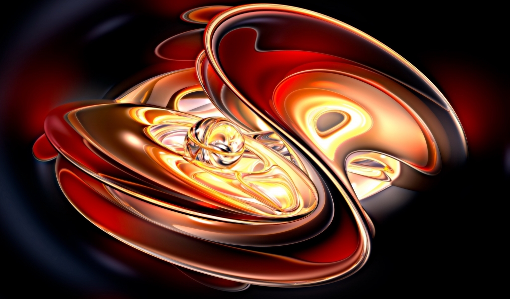 Abstract Ball for 1024 x 600 widescreen resolution