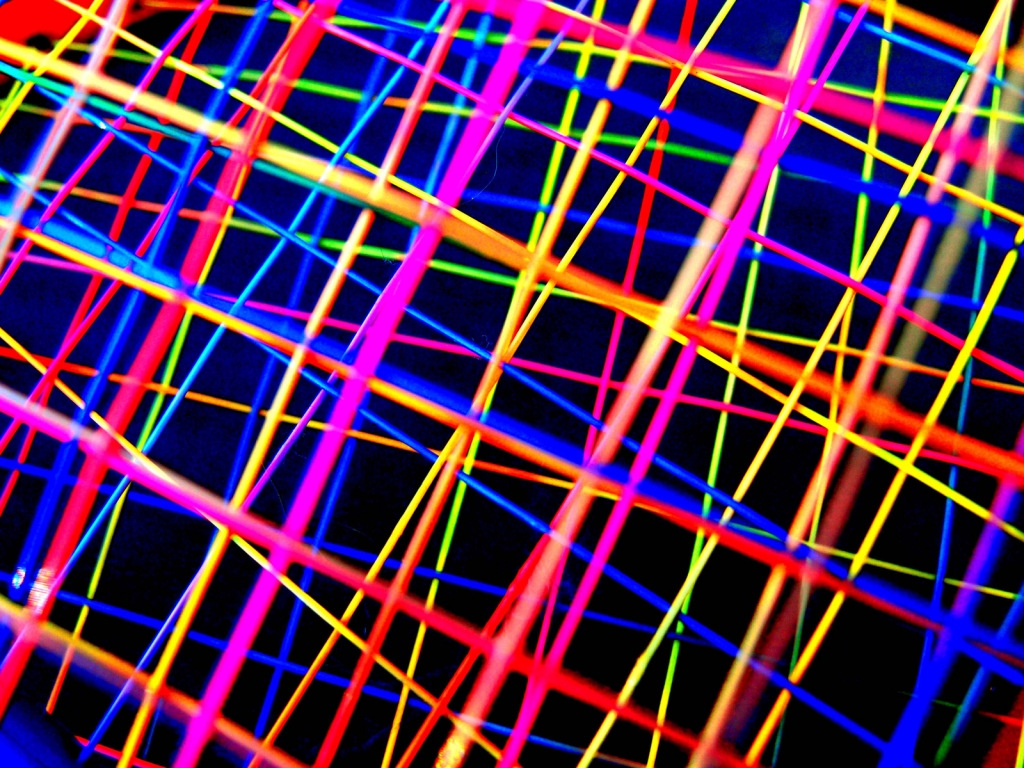 Abstract Colorful Lines  for 1024 x 768 resolution
