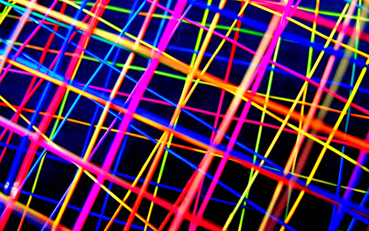 Abstract Colorful Lines  for 1280 x 800 widescreen resolution