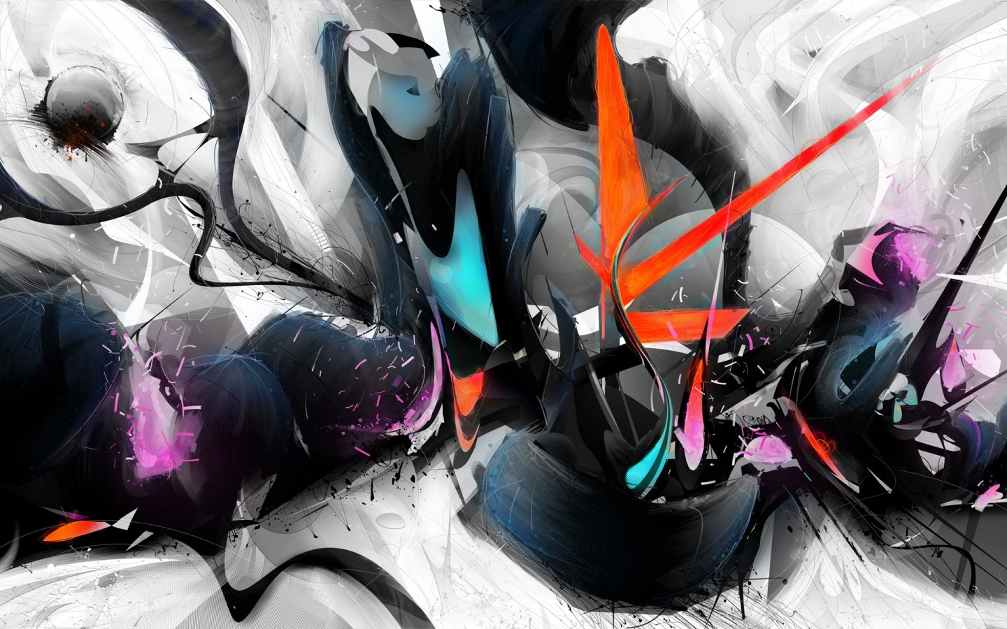 Abstract Colourful Design for 1440 x 900 widescreen resolution
