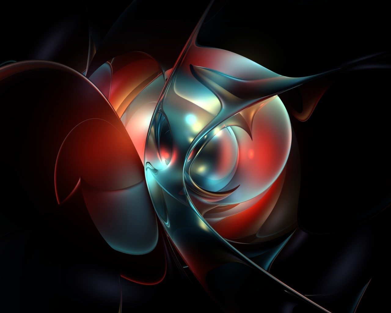 Abstract Geometric Shapes for 1280 x 1024 resolution