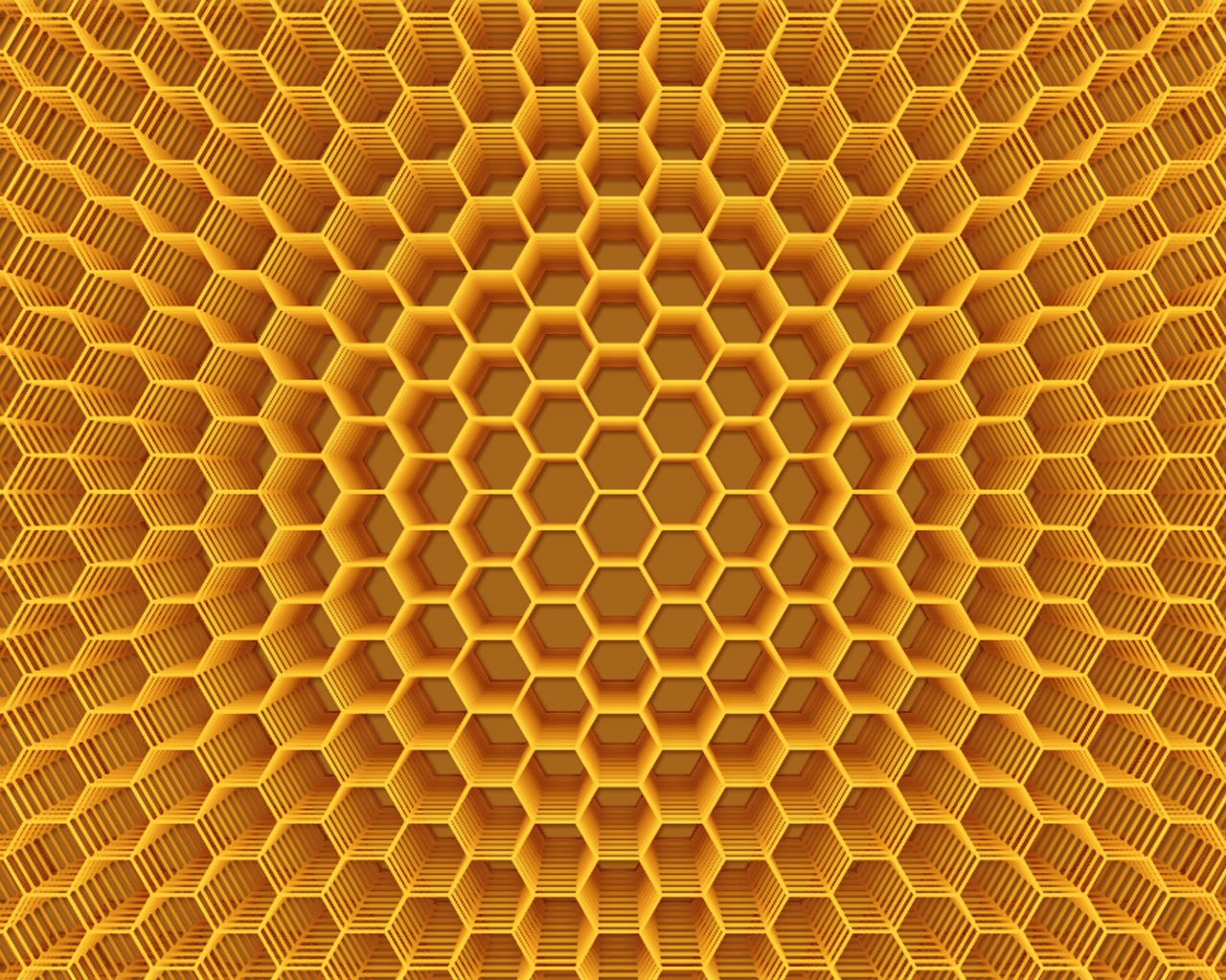 Abstract Honeycomb Structure for 1280 x 1024 resolution