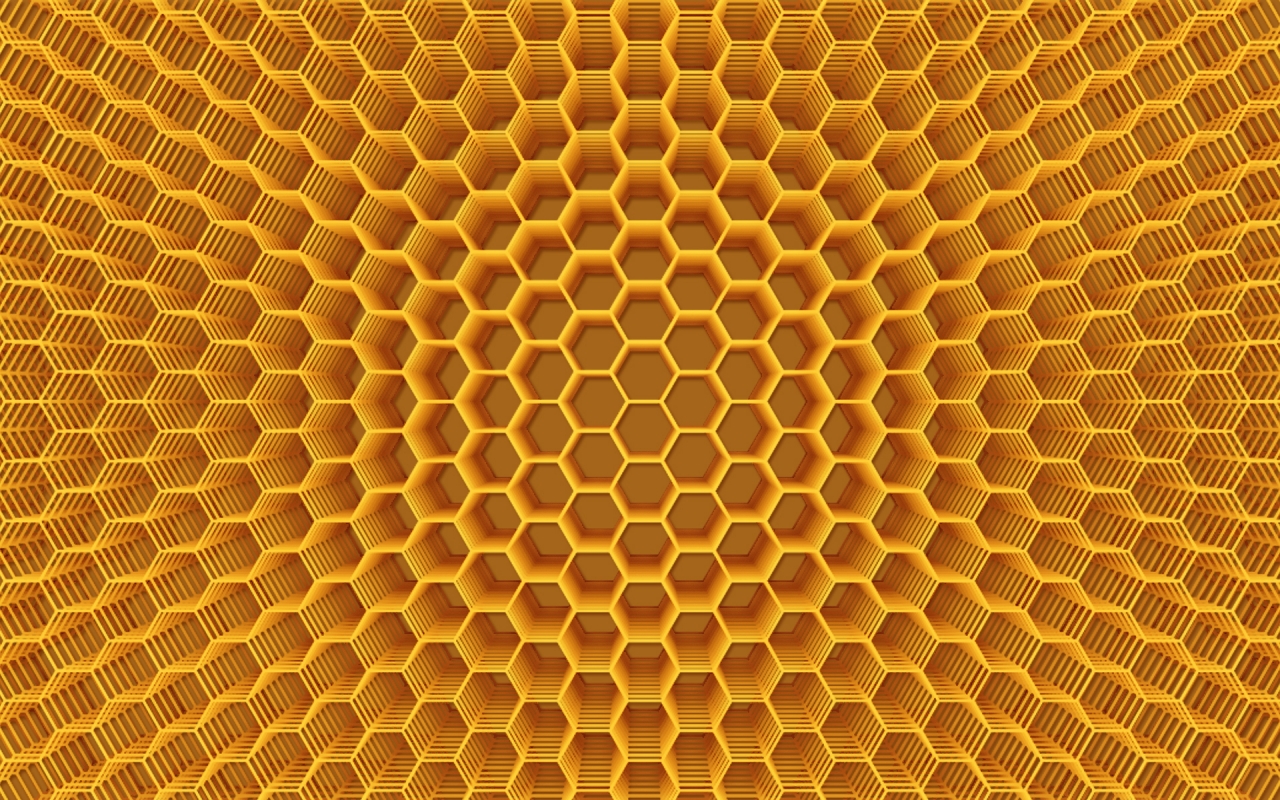 Abstract Honeycomb Structure for 1280 x 800 widescreen resolution