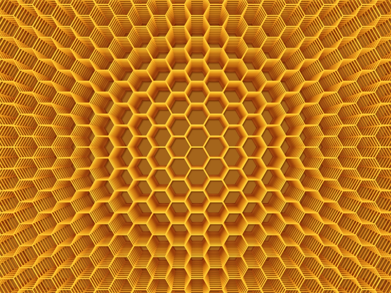 Abstract Honeycomb Structure for 1280 x 960 resolution