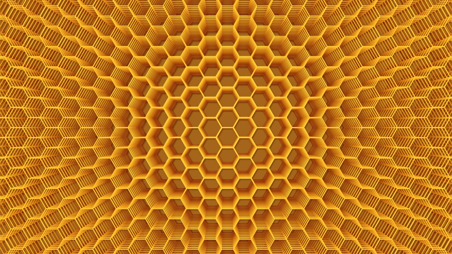 Abstract Honeycomb Structure for 1536 x 864 HDTV resolution
