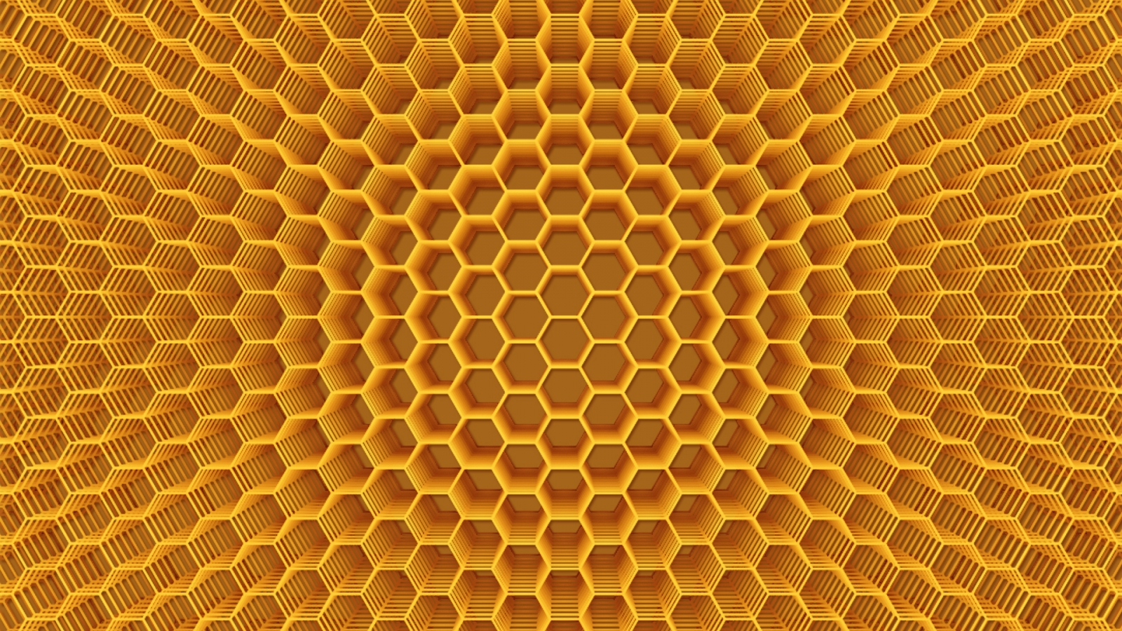 Abstract Honeycomb Structure for 1600 x 900 HDTV resolution