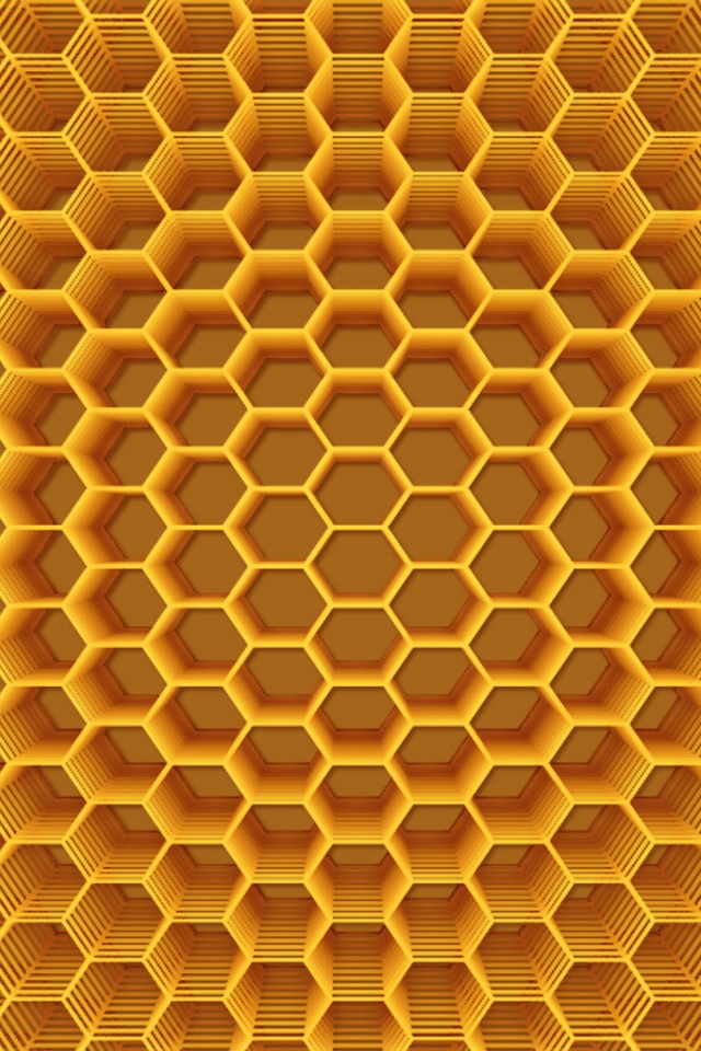 Abstract Honeycomb Structure for 640 x 960 iPhone 4 resolution