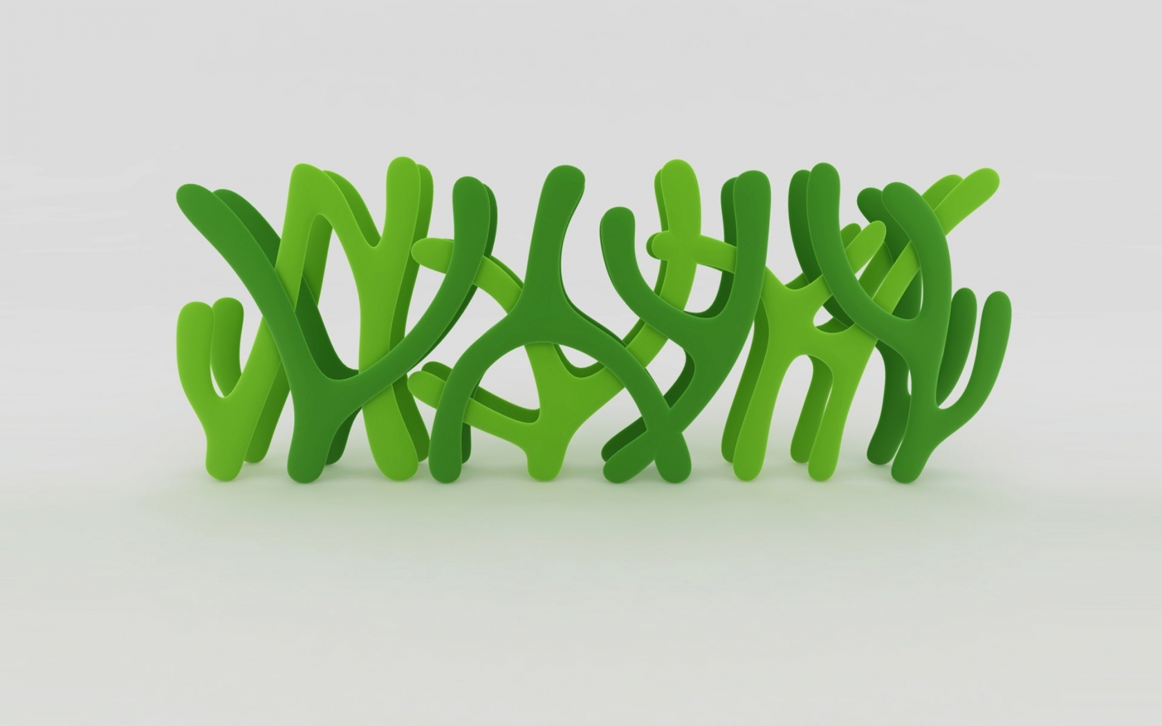 Abstract Plastic Grass for 1680 x 1050 widescreen resolution