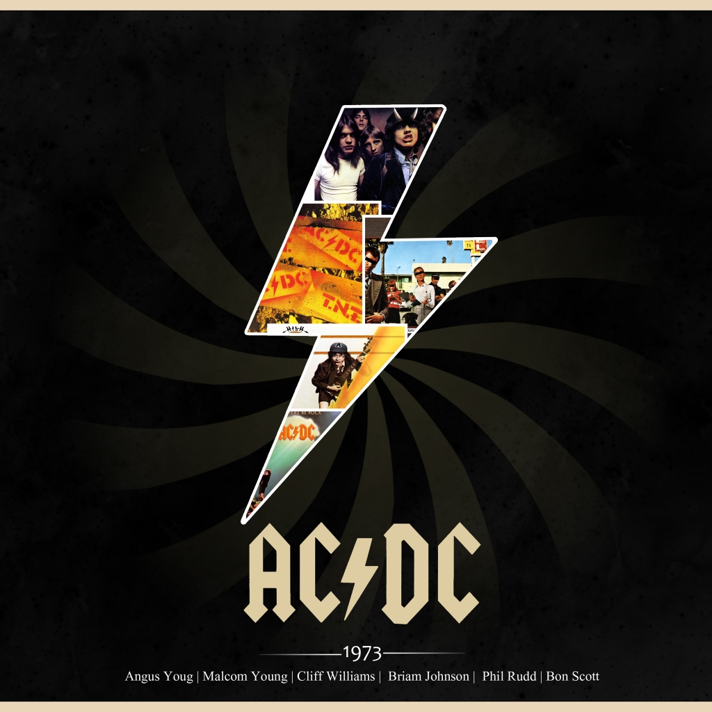 Ac Dc Logo for 1024 x 1024 iPad resolution