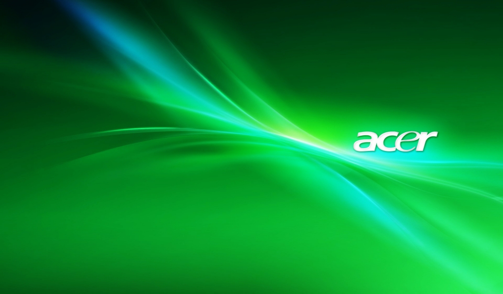 Acer Green for 1024 x 600 widescreen resolution
