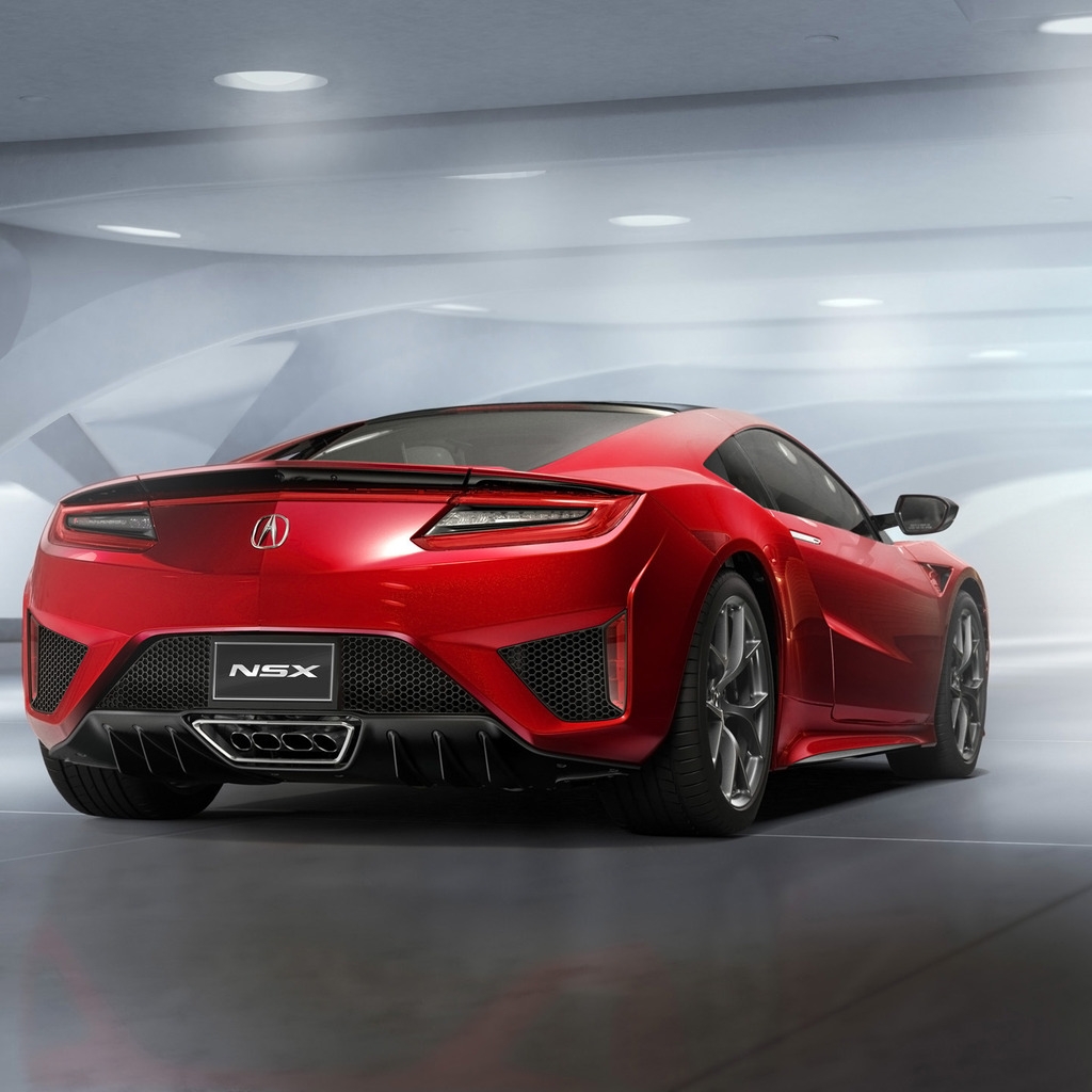 Acura NSX Static Back View for 1024 x 1024 iPad resolution