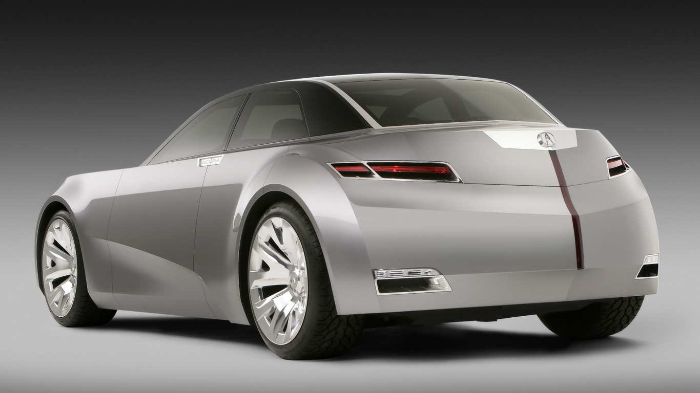 Acura Sedan Concept Rear for 1366 x 768 HDTV resolution