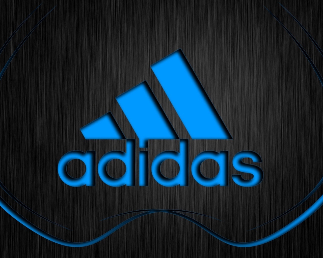 Adidas Blue Logo for 1280 x 1024 resolution