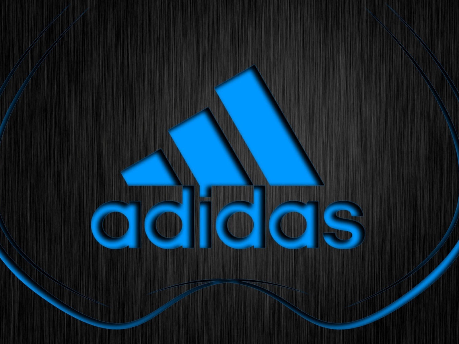 Adidas Blue Logo for 1600 x 1200 resolution