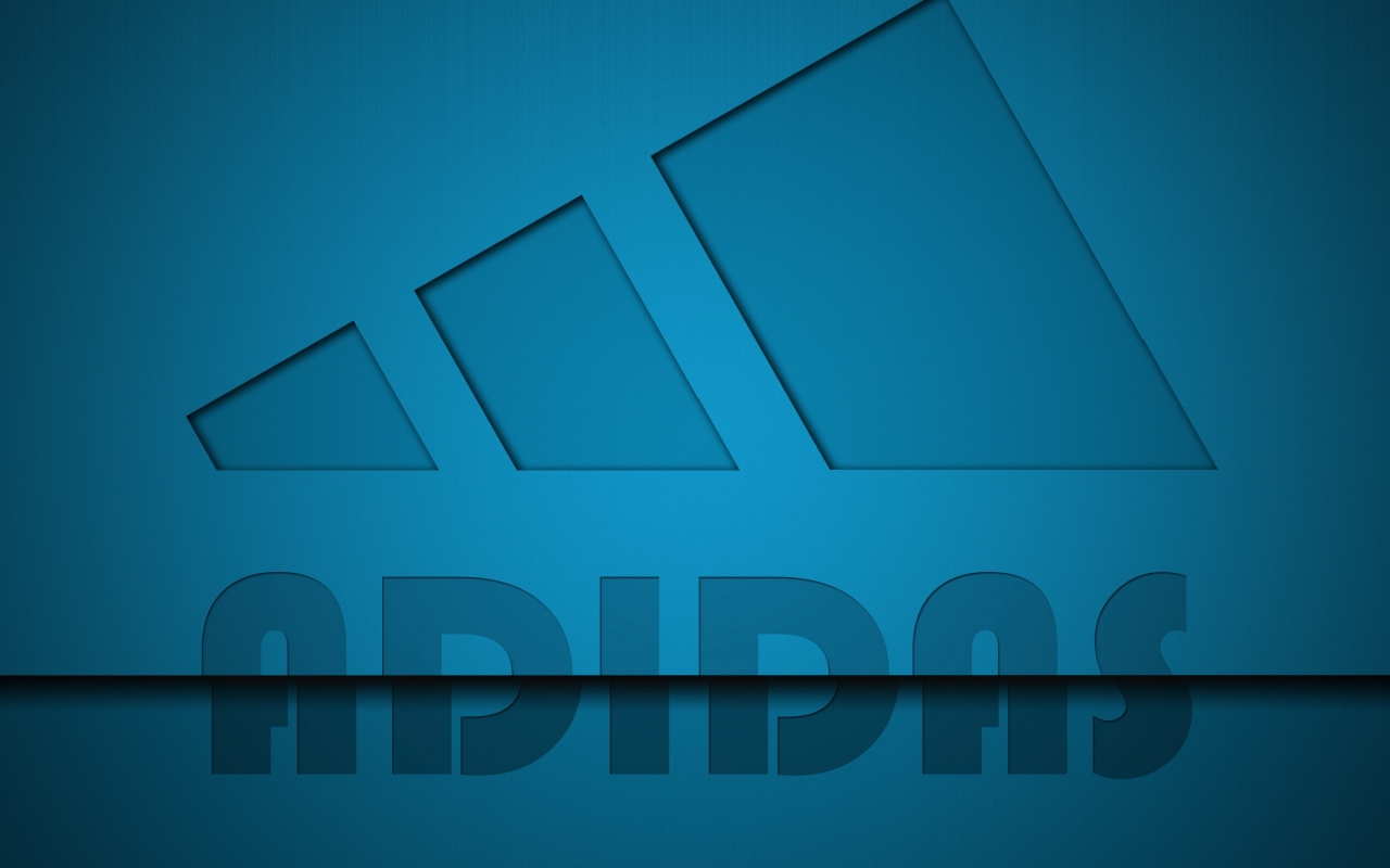 Adidas Blue Style for 1280 x 800 widescreen resolution