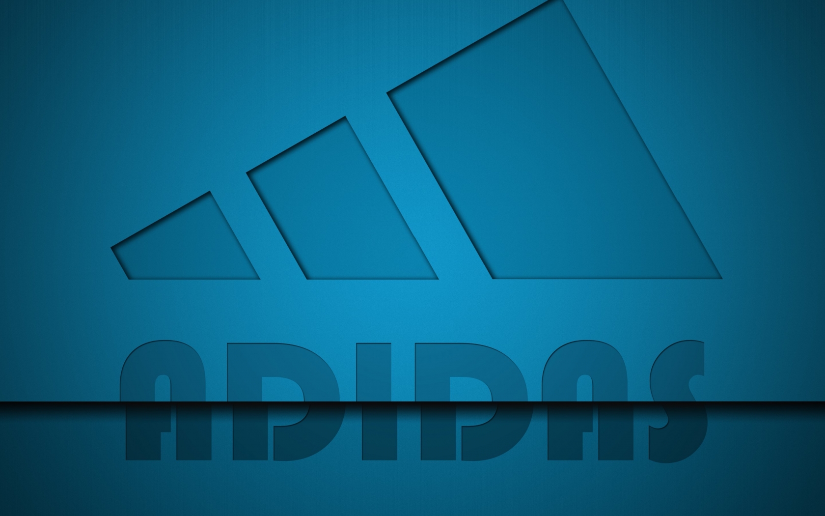 Adidas Blue Style for 1680 x 1050 widescreen resolution