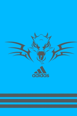 Adidas Fantasy Logo for 320 x 480 iPhone resolution