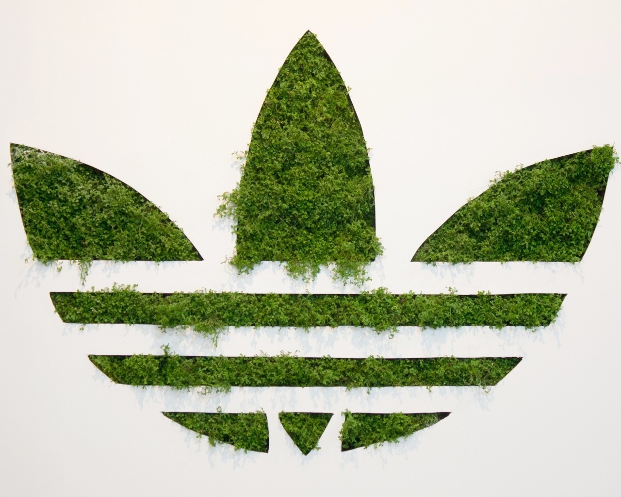 Adidas Green Logo for 1280 x 1024 resolution