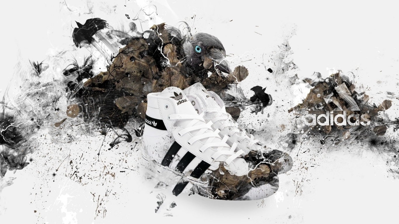 Adidas Shoes for 1366 x 768 HDTV resolution