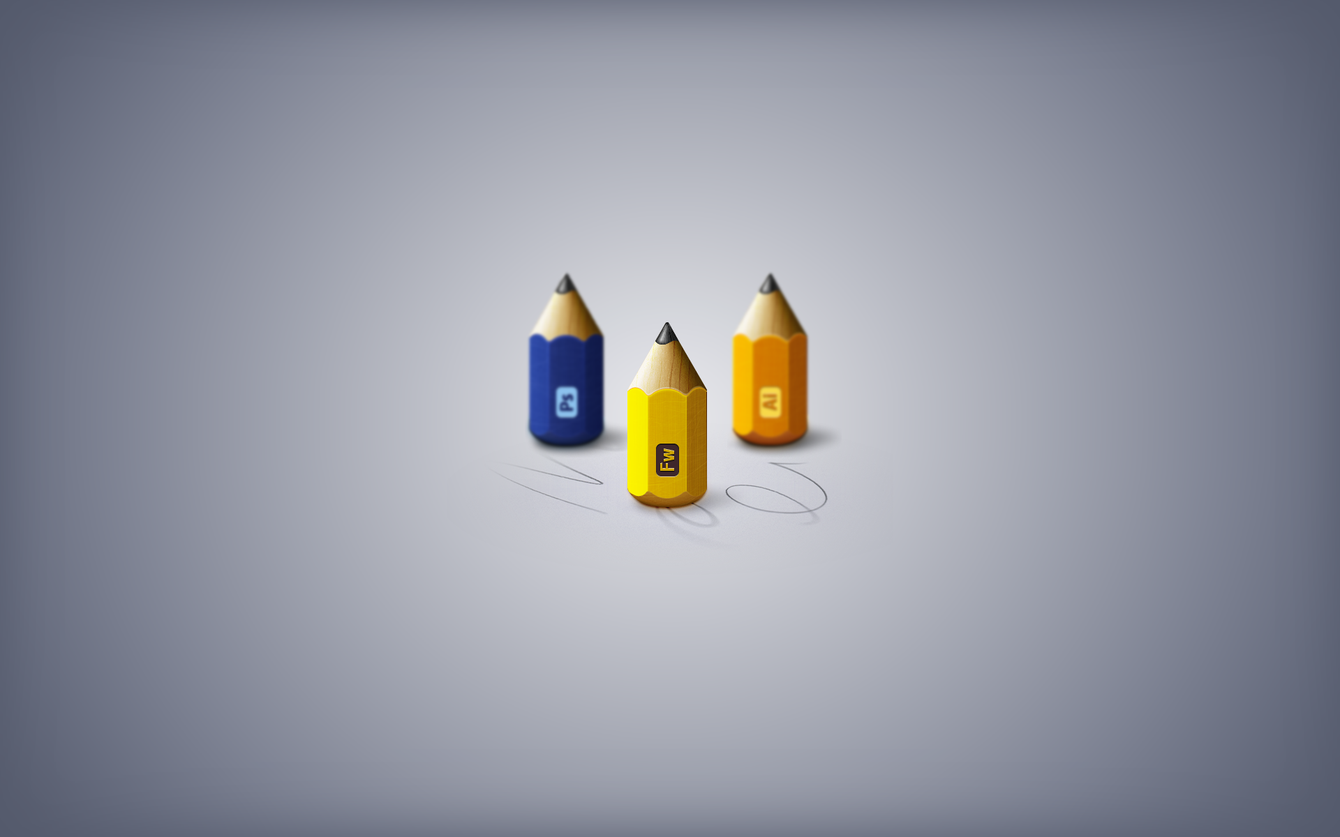 Adobe Pencils for 1920 x 1200 widescreen resolution