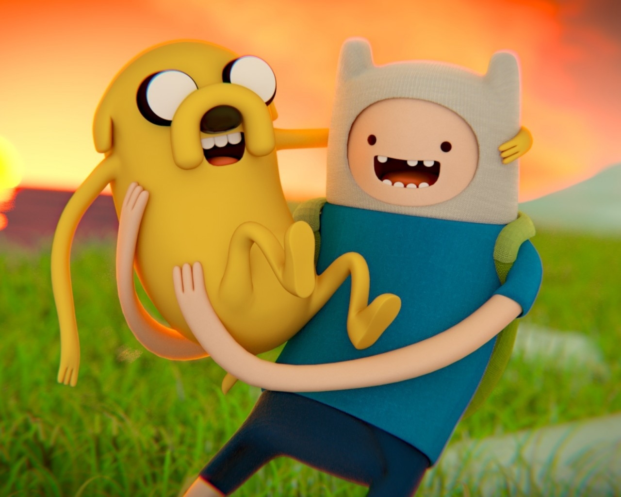 Adventure Time Cool Poster for 1280 x 1024 resolution