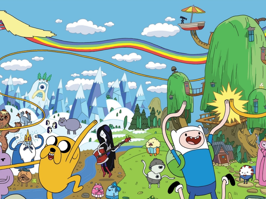 Adventure Time Poster for 1024 x 768 resolution
