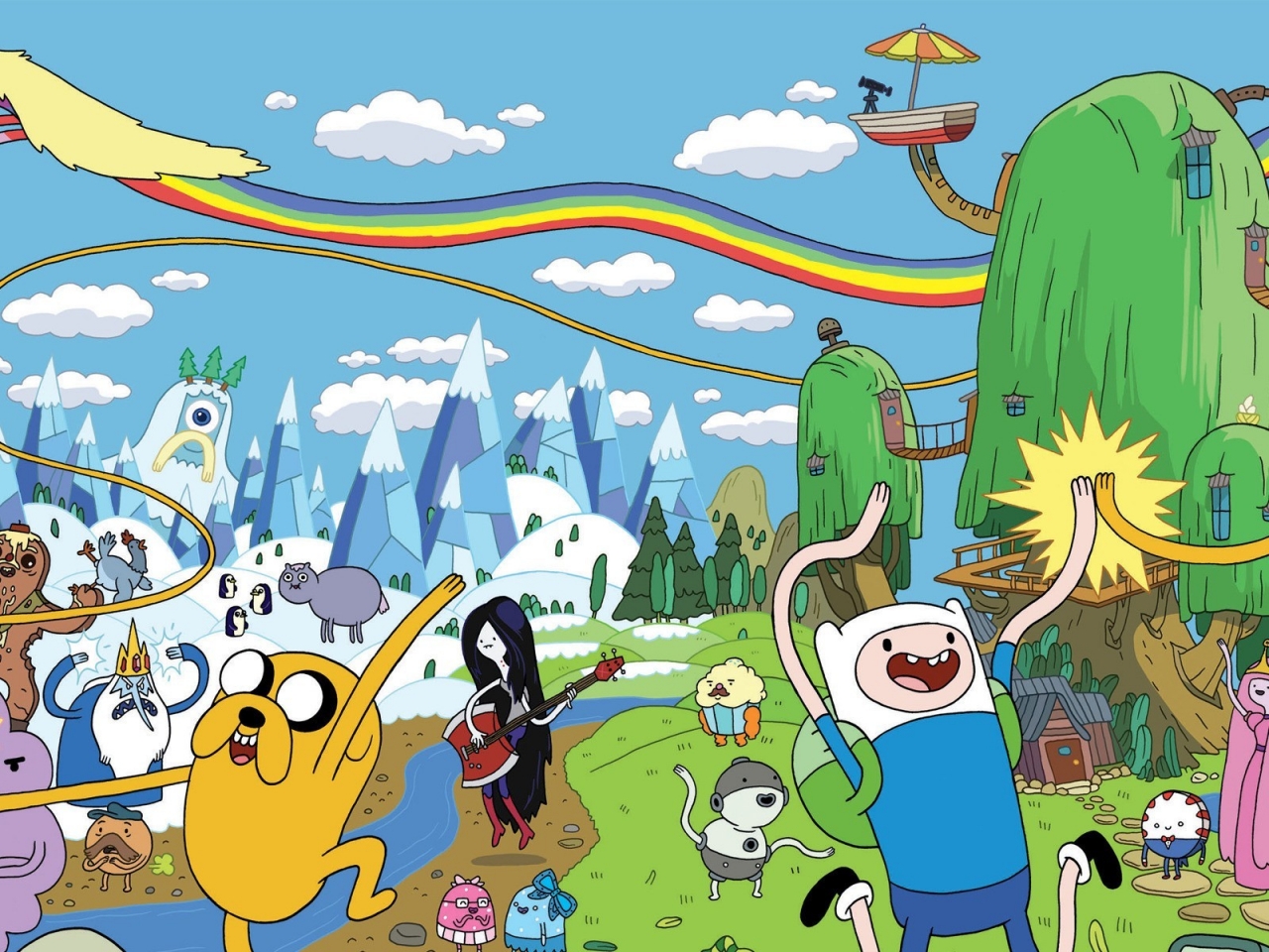 Adventure Time Poster for 1280 x 960 resolution